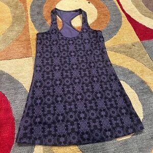 lululemon athletica Purple Patterned Tank Top